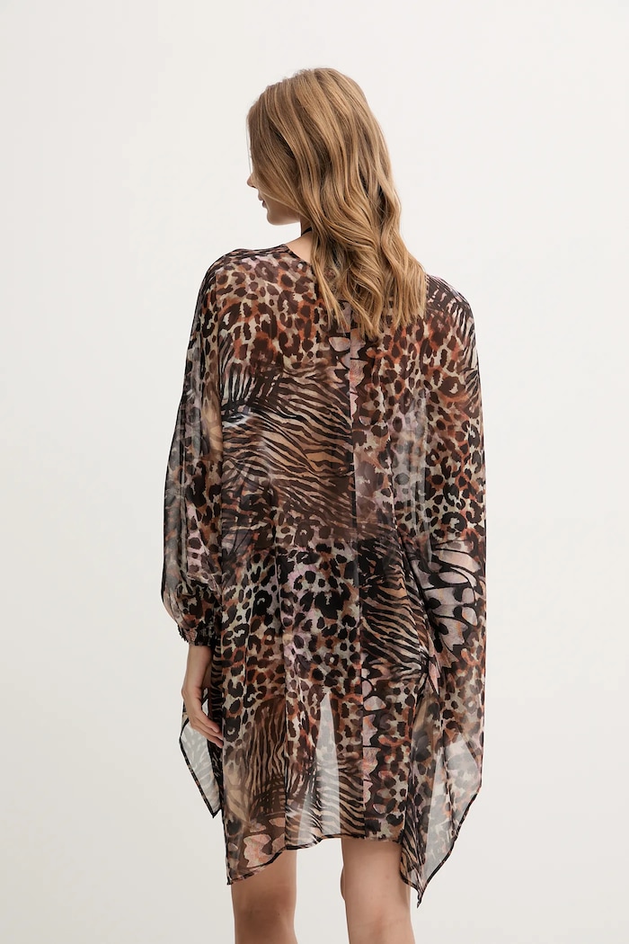 Odzież Guess kimono plażowe E5GK03.WH4T2 brązowy