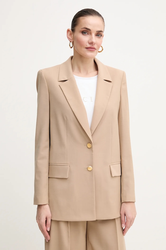 Marciano by Guess marynarka z domieszką wełny IRINA tkanina beżowy 5GGN04.7294A