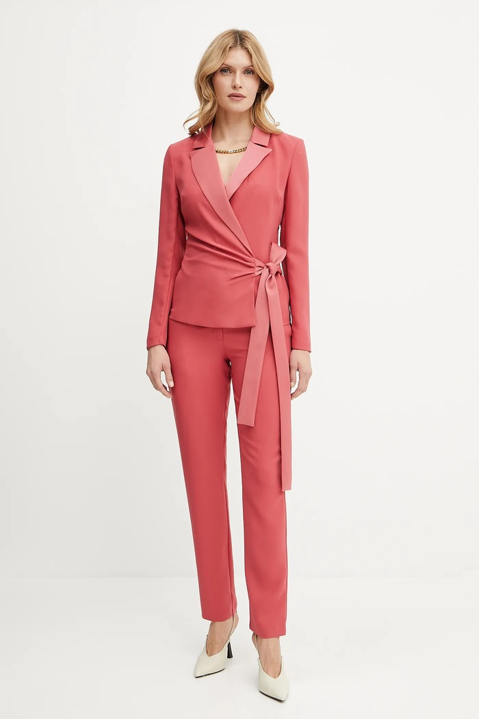 Marciano by Guess marynarka VITTORIA 5GGN18.7300A różowy SS25