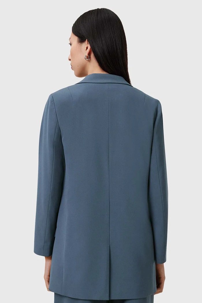 AllSaints marynarka damska z wiskozą ALEIDA W003QC niebieski
