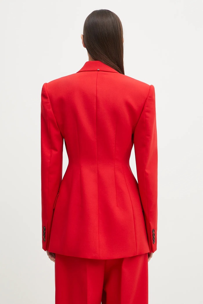 Clothing Sportmax wool blazer Arco 2512041061600 red