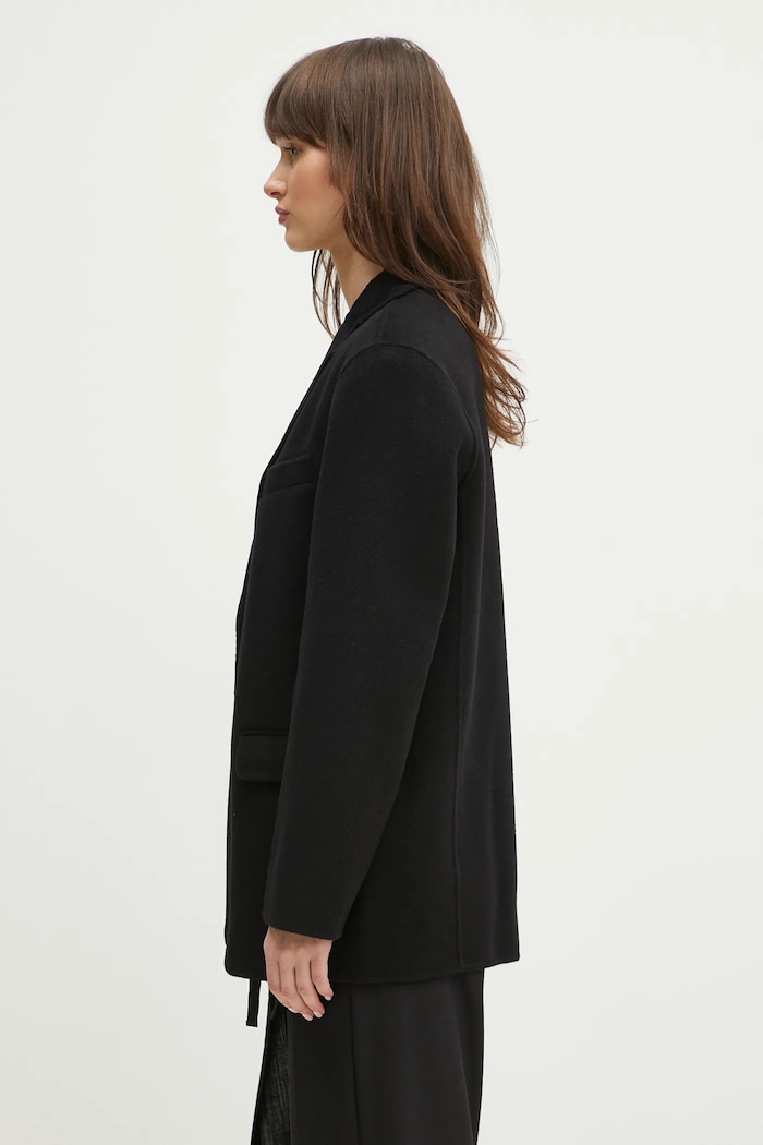 Vuneni sako Anine Bing Quinn Blazer A.01.7073 crna AA00
