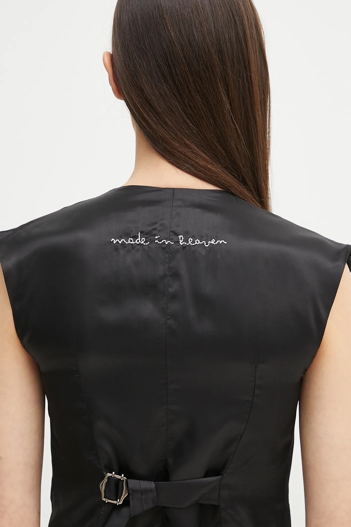 Vesta Fiorucci Embroidered čierna W02SPTSL289PL02BK01