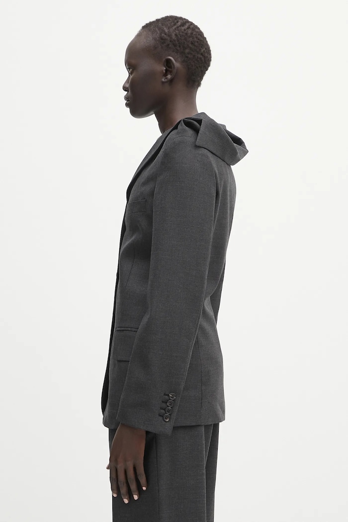 Μάλλινο σακάκι Our Legacy Kaonashi Blazer W2250KP μαύρο SS25