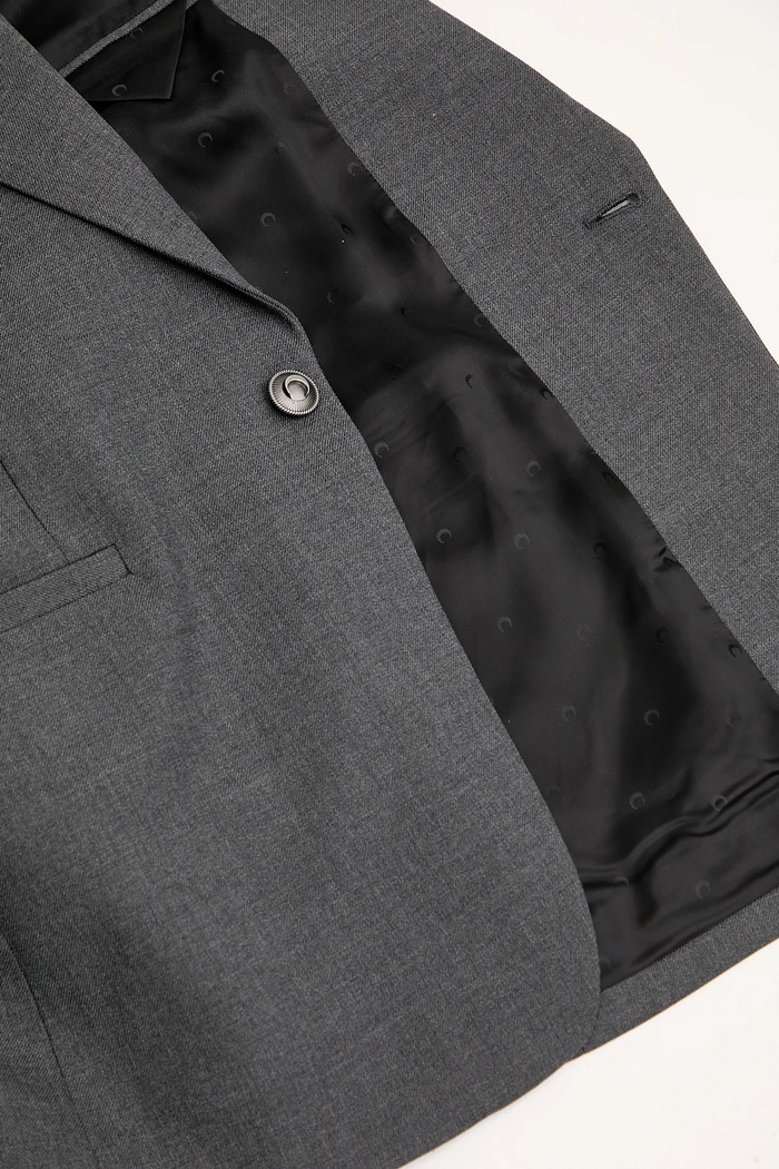 Marine Serre wool blend blazer Regenerated Tailoring Boxy UJA066A.DWOV0057