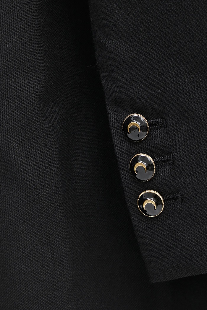 Marine Serre wool blazer Virgin Wool Twill Boxy UJA066A.RWOV0001