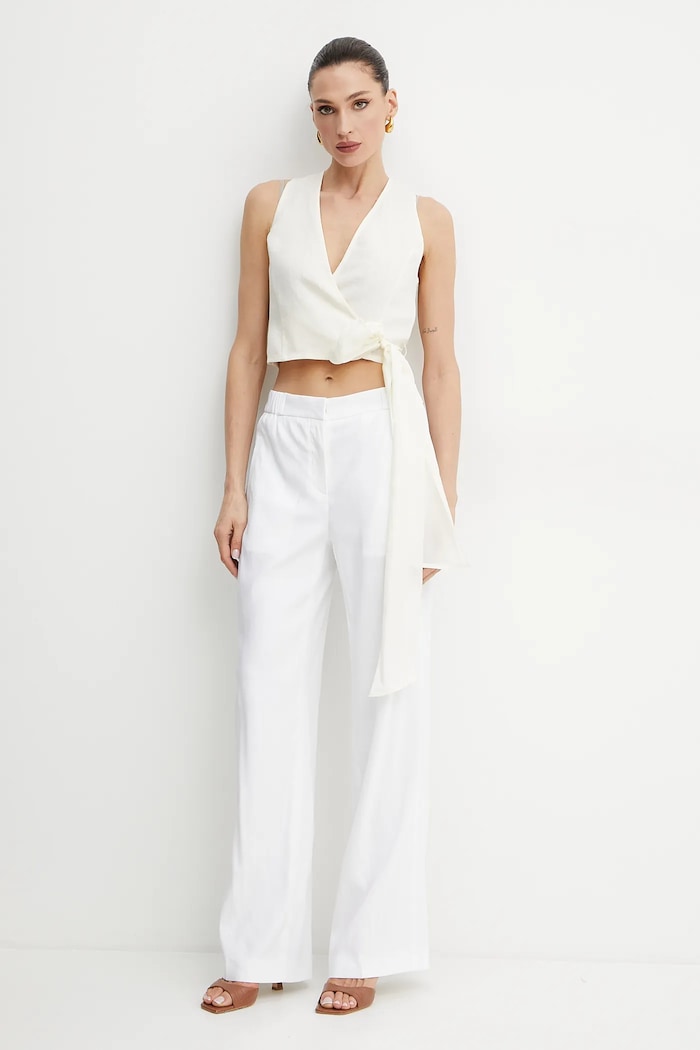 Forte Forte vászon felső 13827.my.top bézs SS25