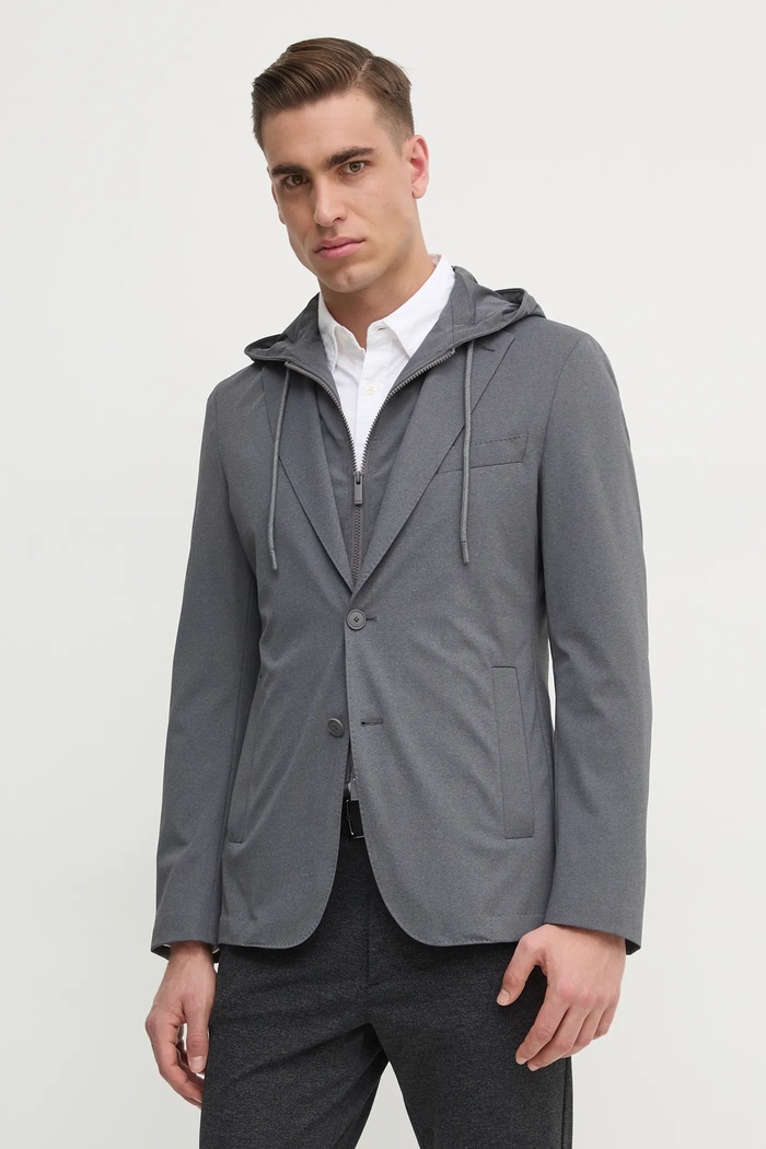 BOSS giacca slim grigio 50535058
