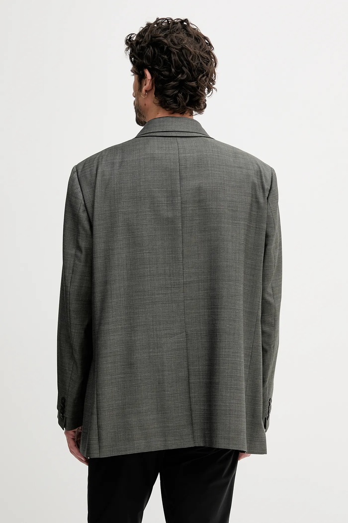 Oblečenie Vlnené sako Emporio Armani EM002349.TE10180 sivá