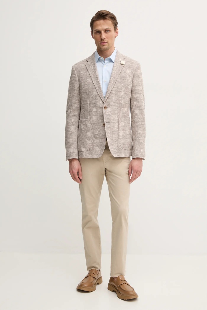 Joop! marynarka 30045035 beżowy SS25