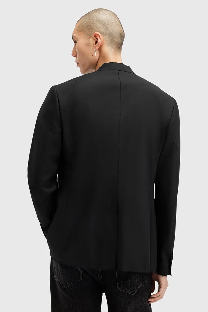 Ρούχα Μπλέιζερ με μίγμα μαλλιού AllSaints WREN M007QB μαύρο