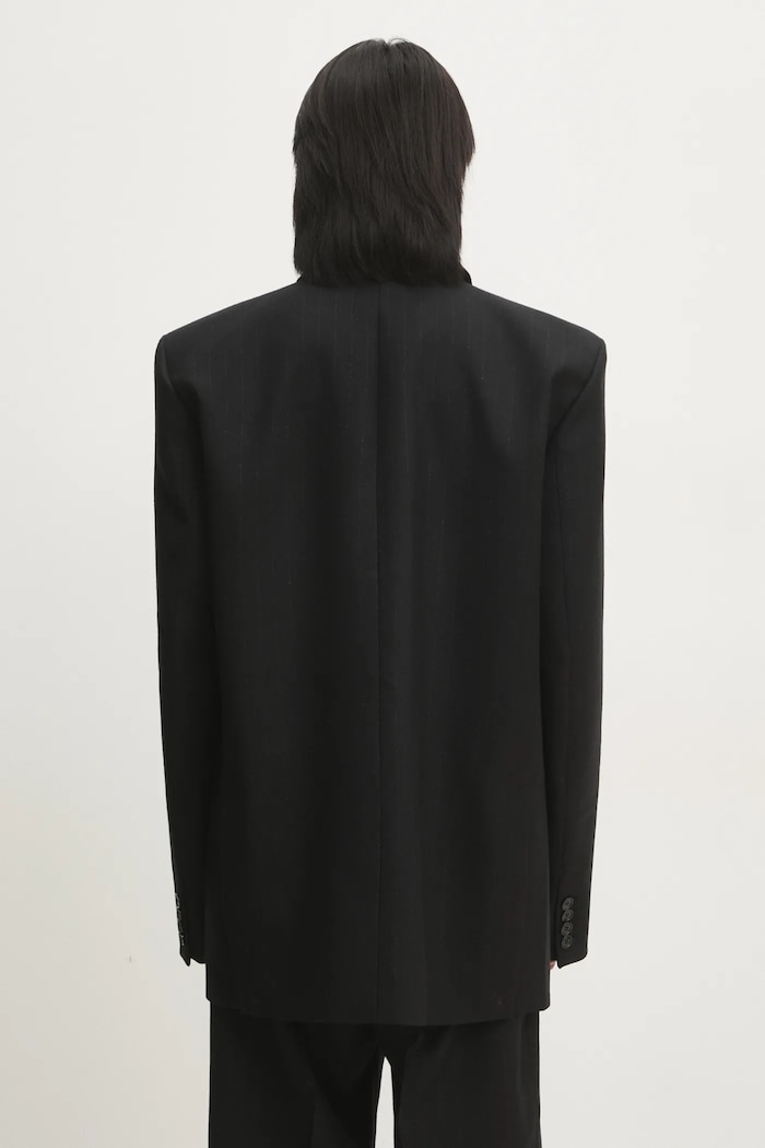 Odzież VETEMENTS marynarka wełniana Double Breasted Evening UA66JA450B1 czarny