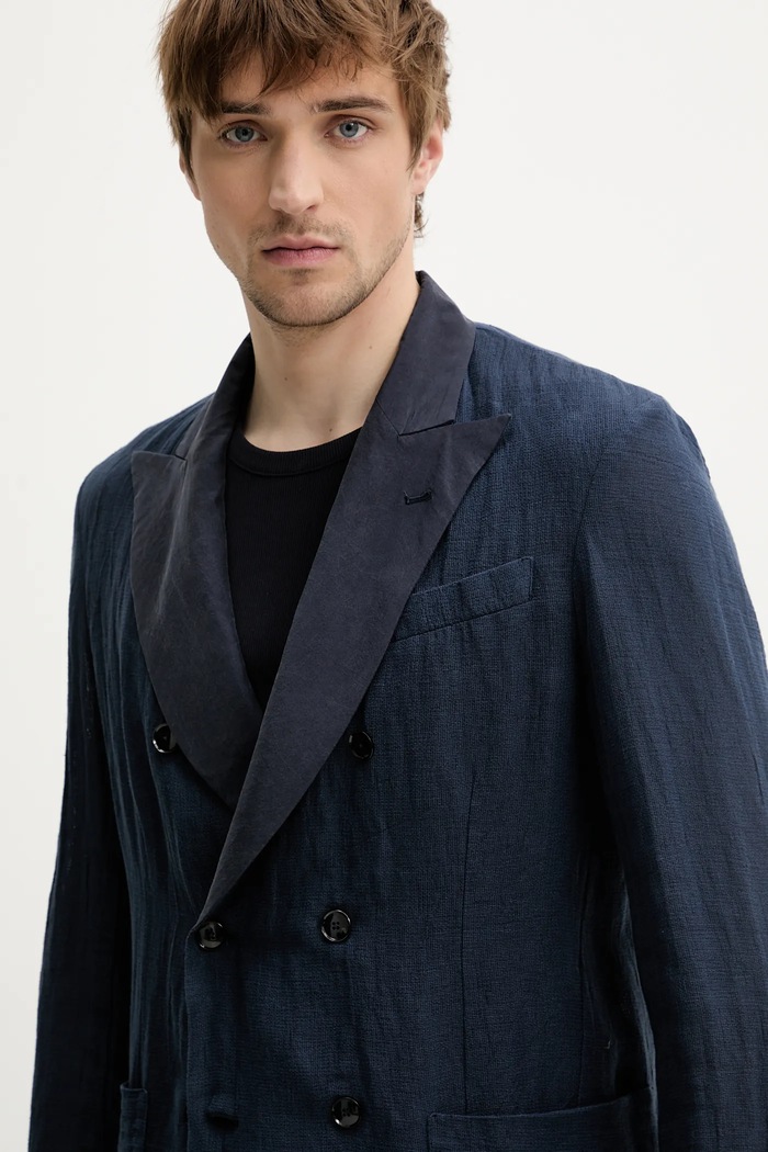 BARENA VENEZIA sacou de in Camicia Mola bleumarin GIU5056.3144