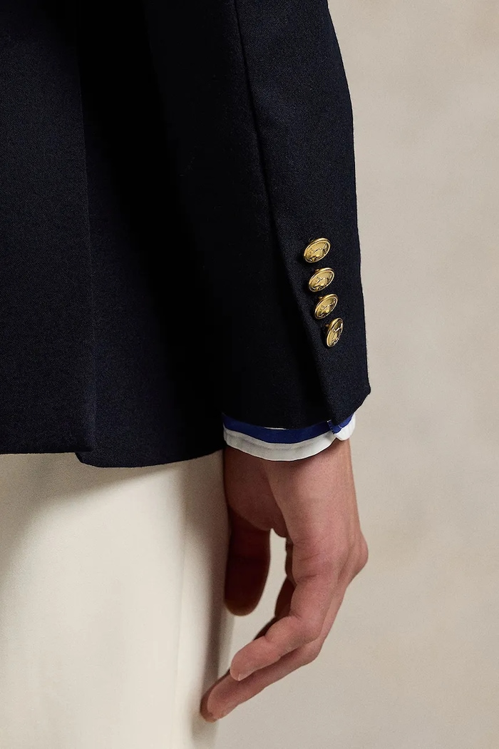 Вовняний піджак Polo Ralph Lauren 715540513 темно-синій