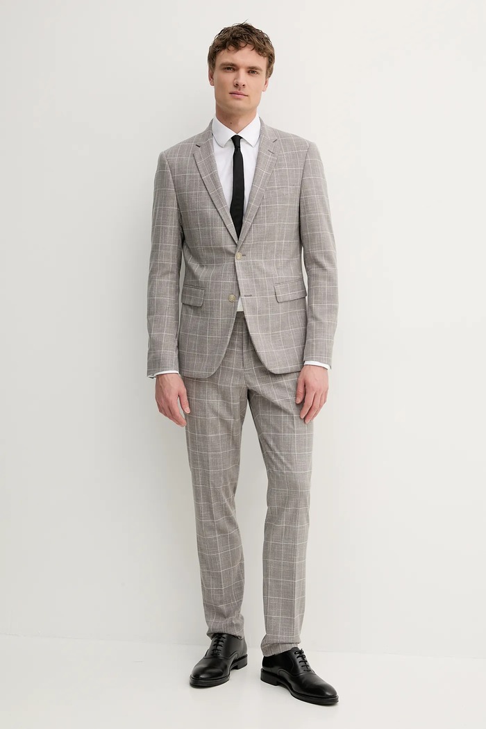 Lindbergh garnitur tkanina szary 30.606066.KHAKI