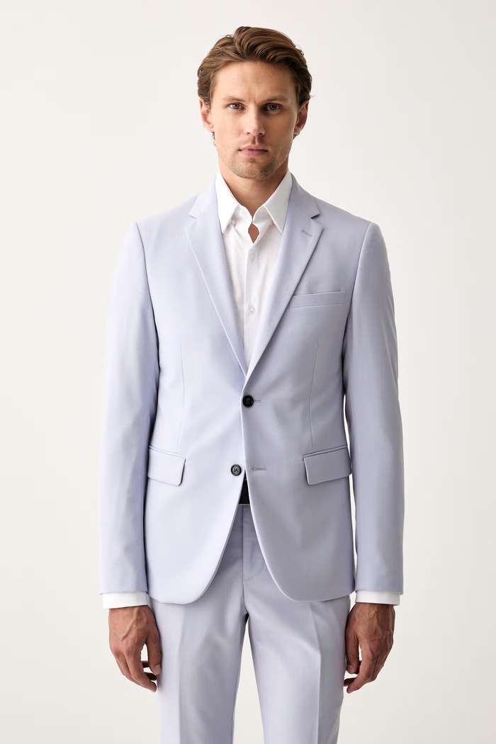 Lindbergh costum din două piese pentru bărbați 30.61040.SOFT.PURPLE albastru SS25
