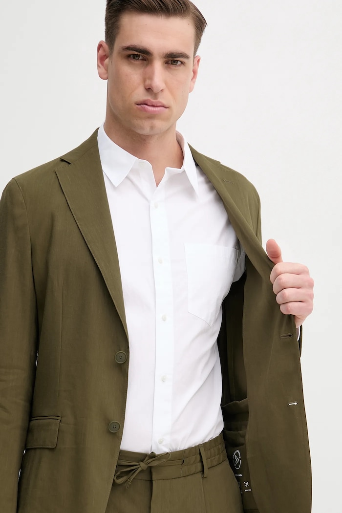 Ľanové sako BOSS 50540685