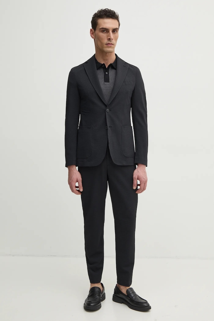 BOSS marynarka 50540703 czarny SS25