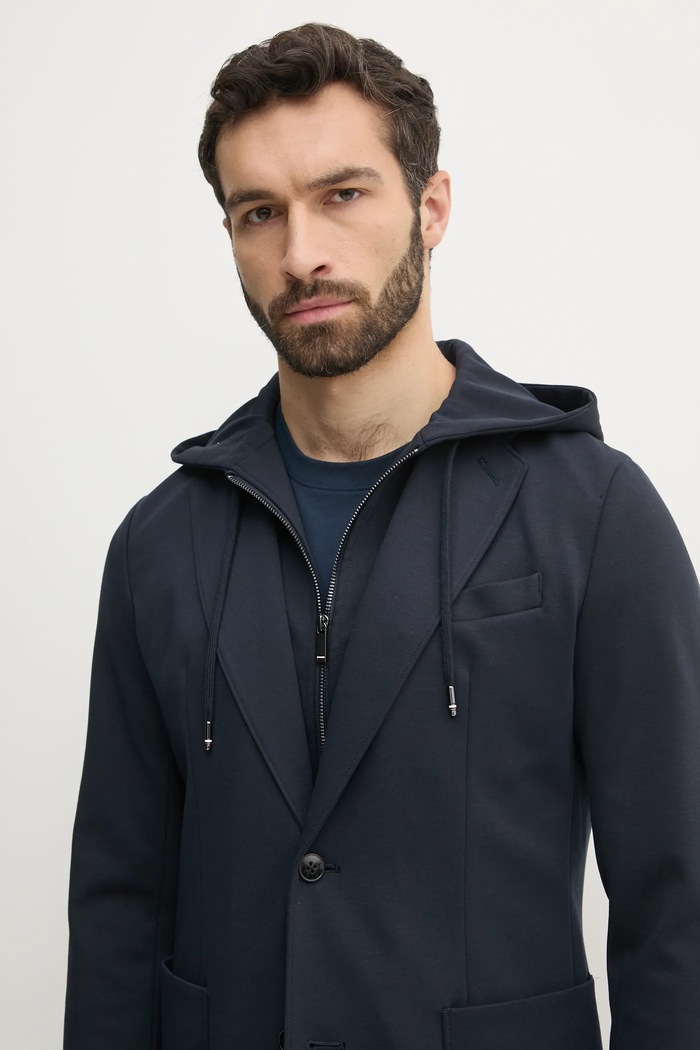 Tommy Hilfiger sacou MW0MW39188 bleumarin