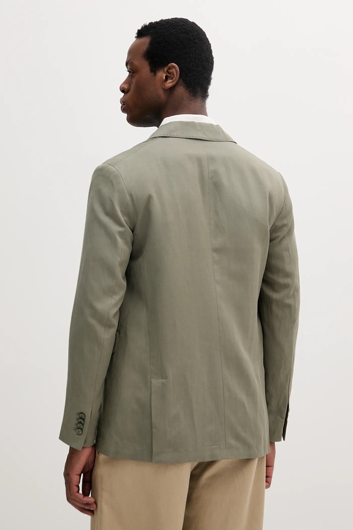Odzież Marciano by Guess marynarka z domieszką lnu GEORGE 5GHN15.2310Z zielony