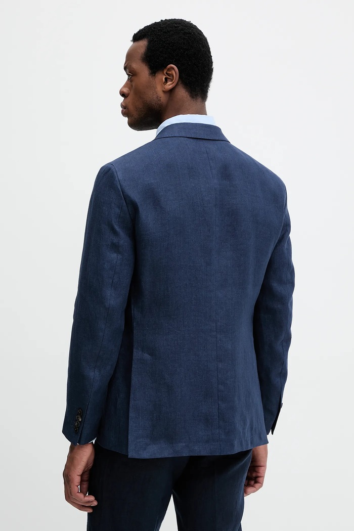 Odjeća Laneni sako Hackett London HM443515R mornarsko plava