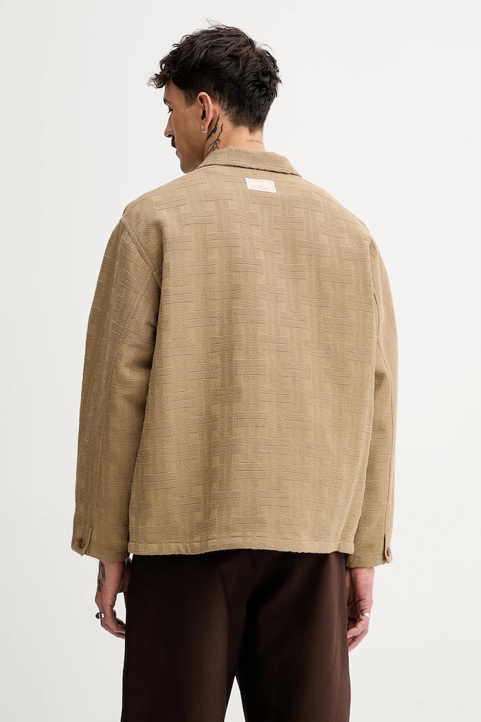 Ruházat Kenzo blézer vászonkeverékből FF55VE2329JH.10 bézs