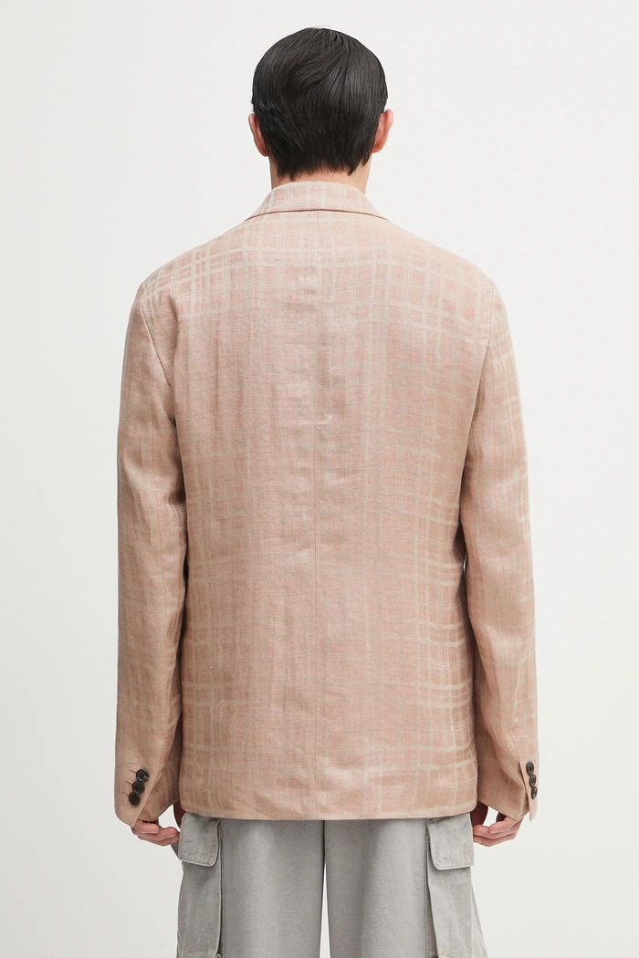 Ρούχα Λινό πανωφόρι Our Legacy Unconstructed Shinjuku Blazer M2250UH μπεζ