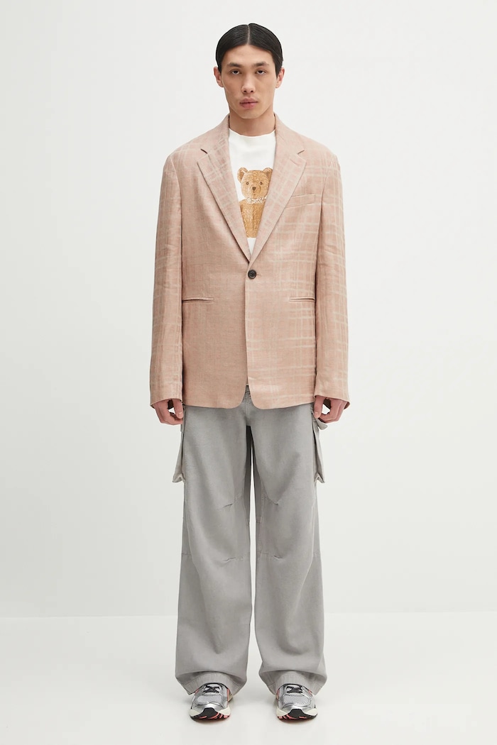 Λινό πανωφόρι Our Legacy Unconstructed Shinjuku Blazer M2250UH