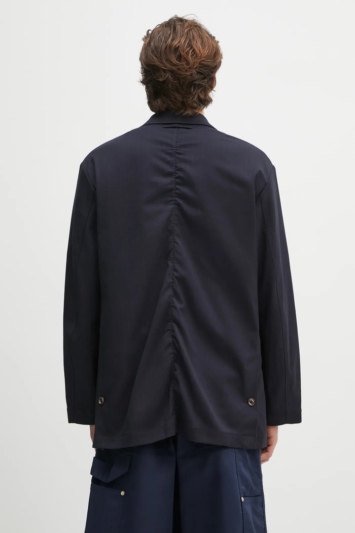Odjeća Sako Undercover Jacket US1E4192.2 mornarsko plava