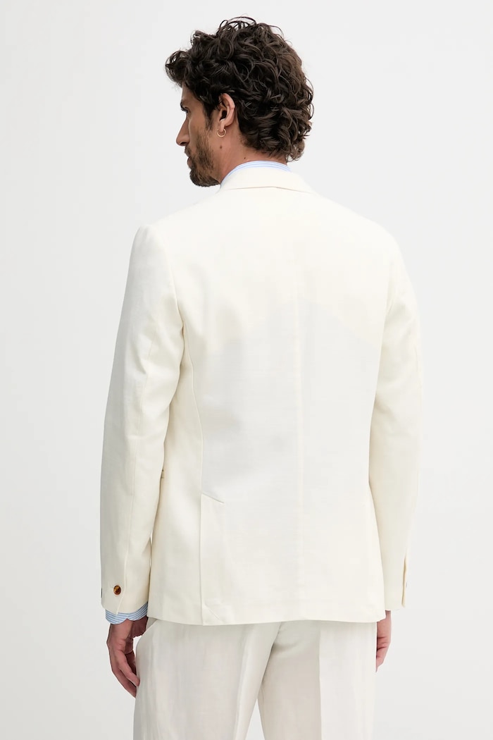 Abbigliamento Sisley blazer in cotone 2GJ0SW029 beige