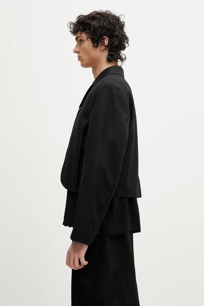 Ader Error giacca in lana Apparel-Top BO01SSBZ0205BK nero SS25