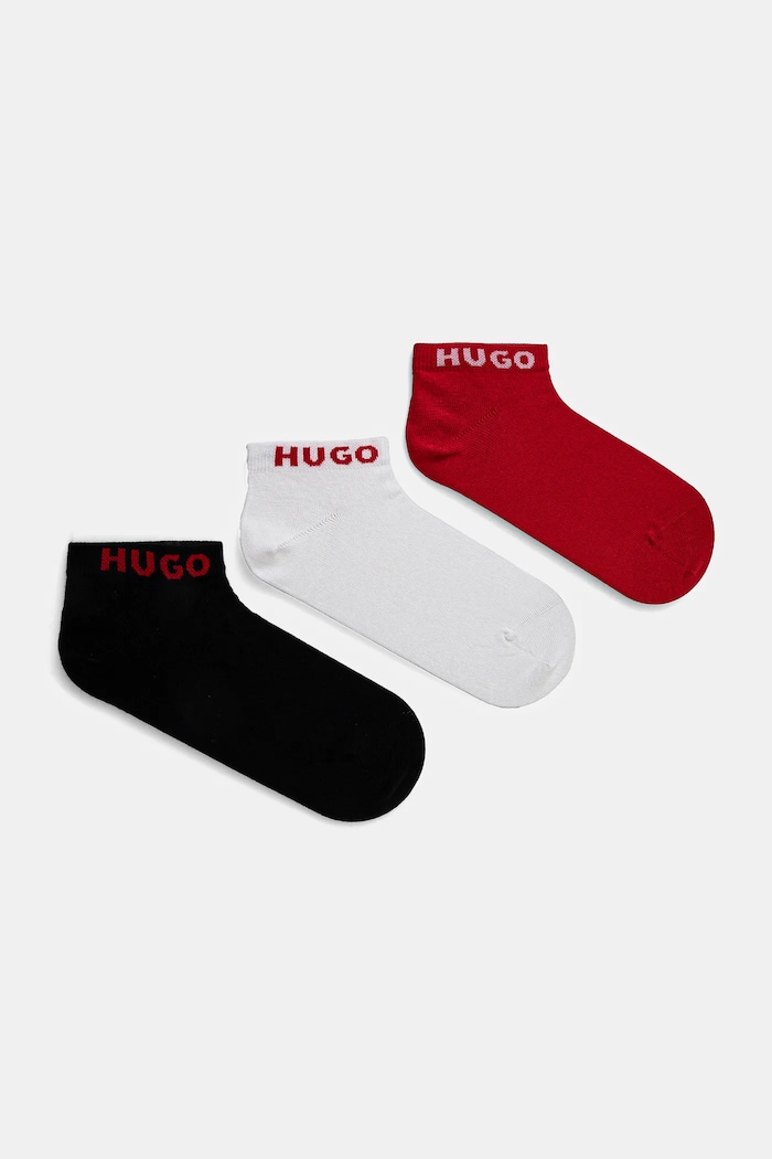 HUGO skarpetki 3-pack skarpetki krótkie biały 50516397