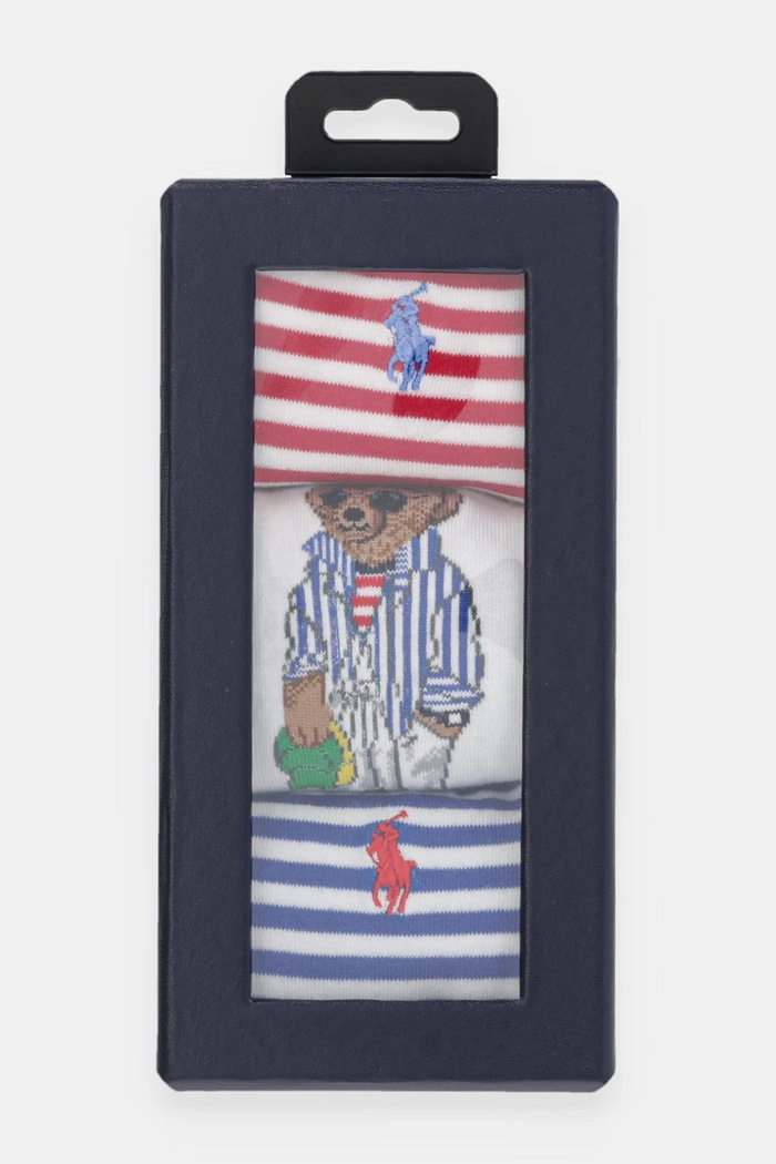 Odzież Polo Ralph Lauren skarpetki 3-pack 455972027 biały