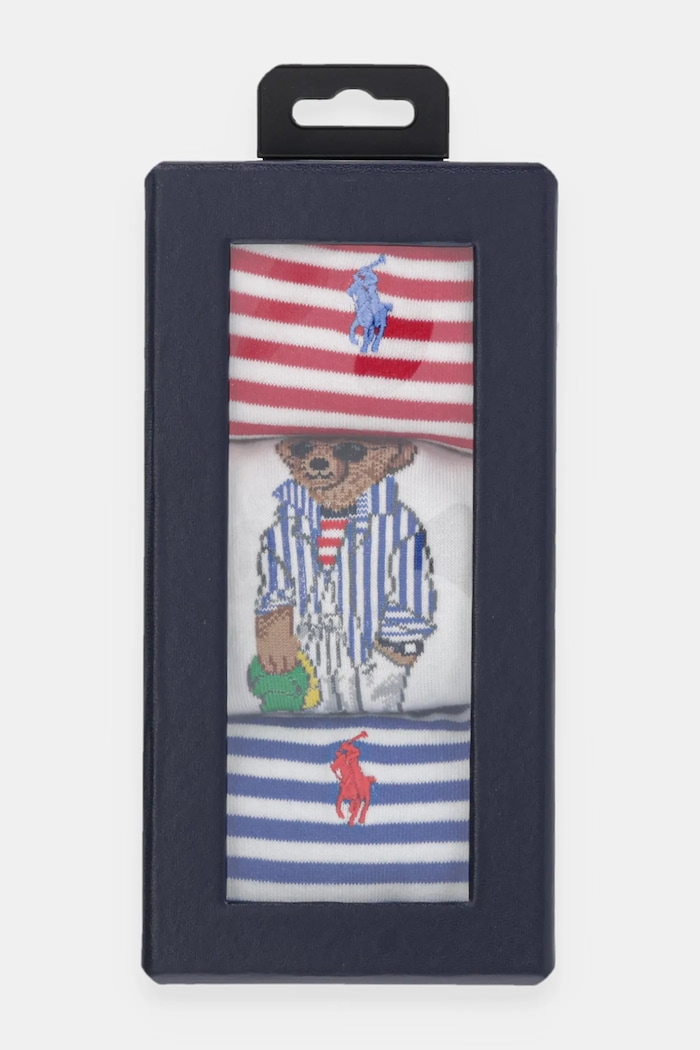 Odzież Polo Ralph Lauren skarpetki 3-pack 455972027 biały