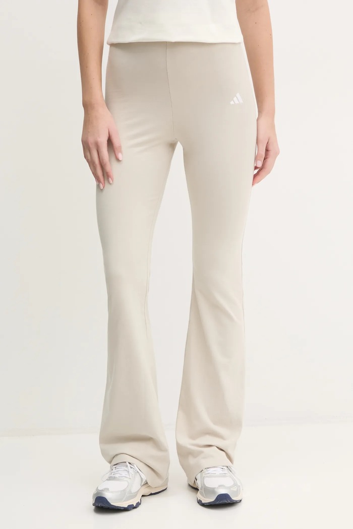 Legíny adidas Essentials pletenina béžová JD3072