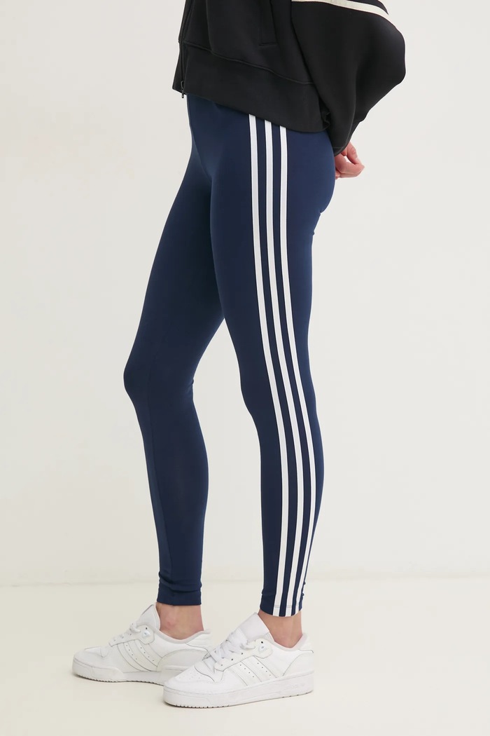 Legíny adidas Originals 3-Stripes námořnická modř JD4983