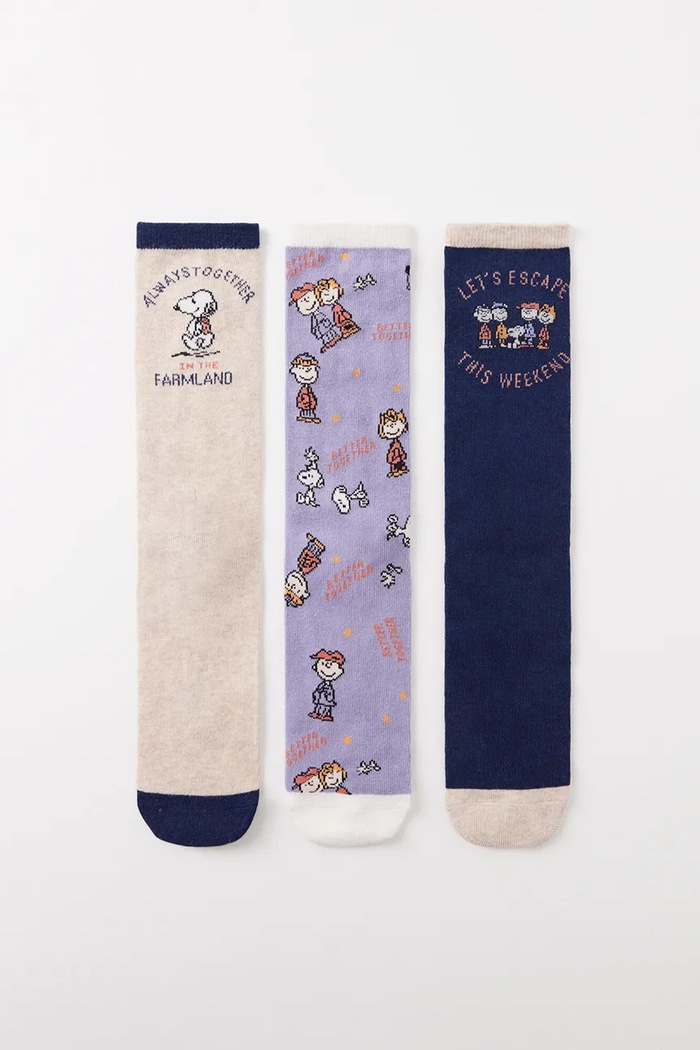 Βαμβακερές κάλτσες women'secret GENERIC SOCKS PACKS 3-pack ψηλές κάλτσες σκούρο μπλε 4488623