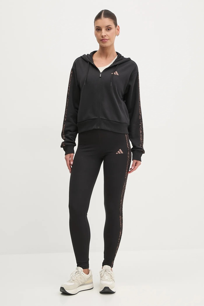 adidas legginsy Essentials Animal JM5891 czarny SS25