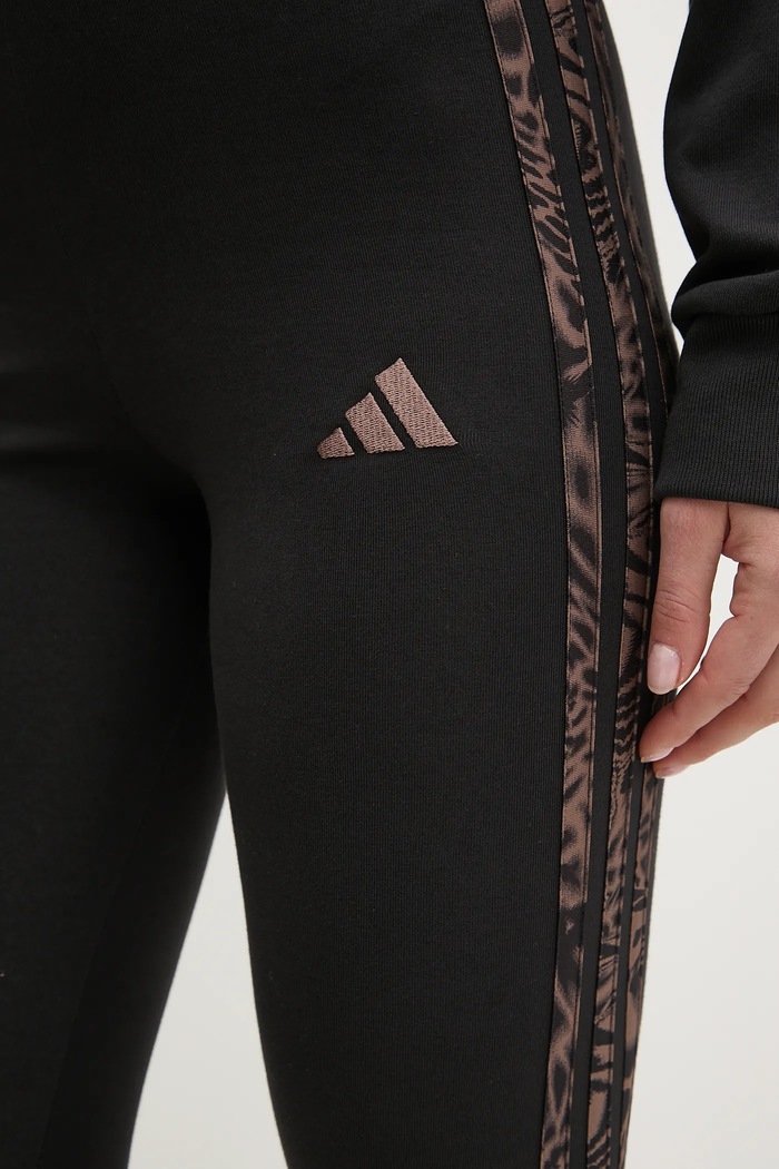 adidas legginsy Essentials Animal czarny JM5891