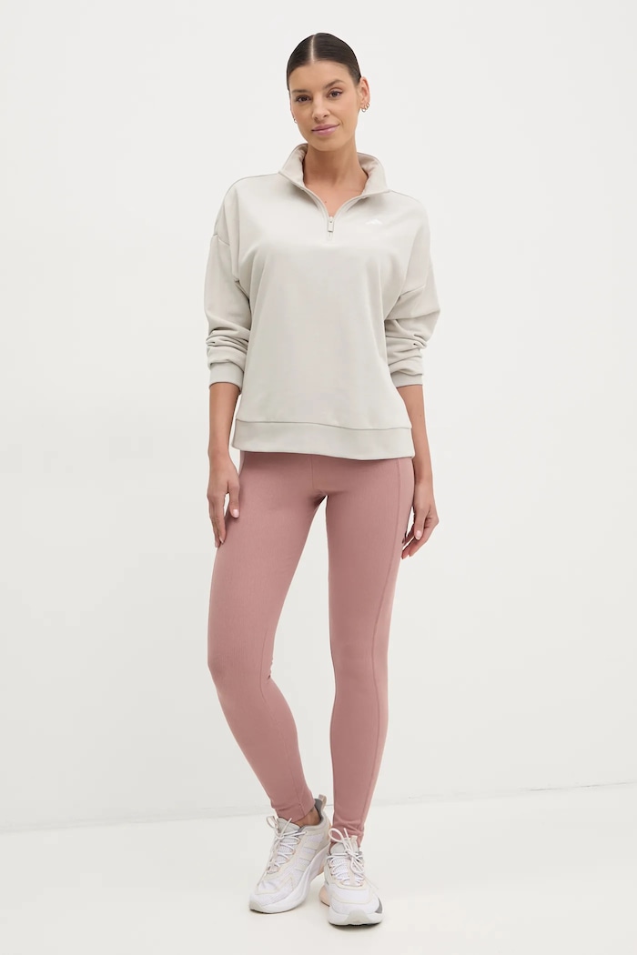 adidas legginsy ALL SZN RIB JJ1246 różowy SS25