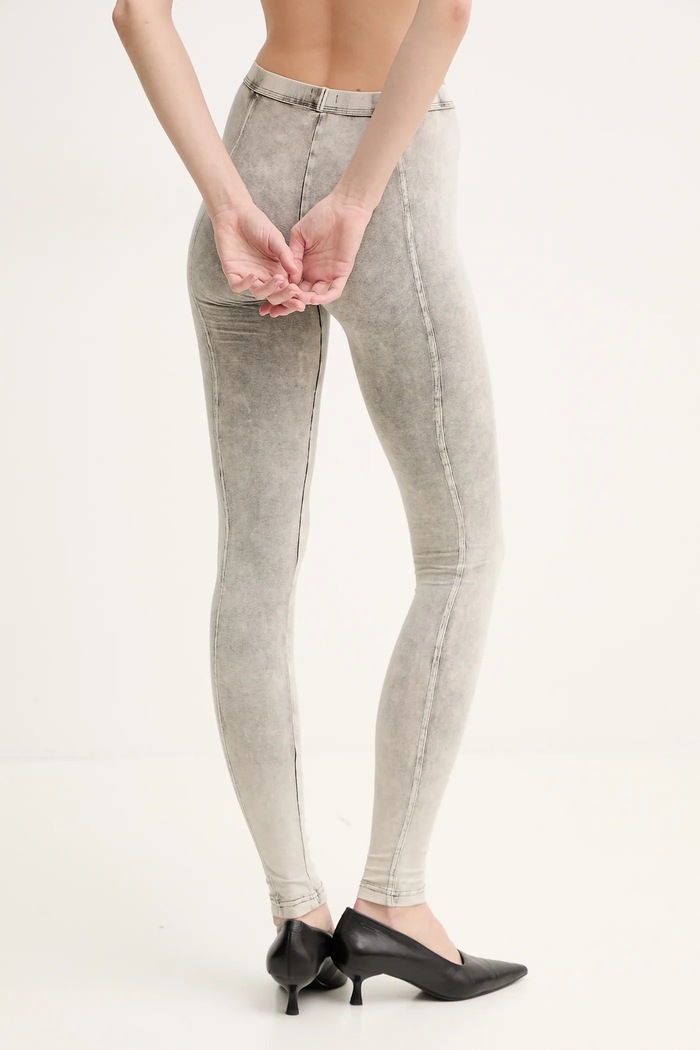 Odzież Diesel legginsy ATHENA-DNM TROUSERS A17571.0SHAN szary