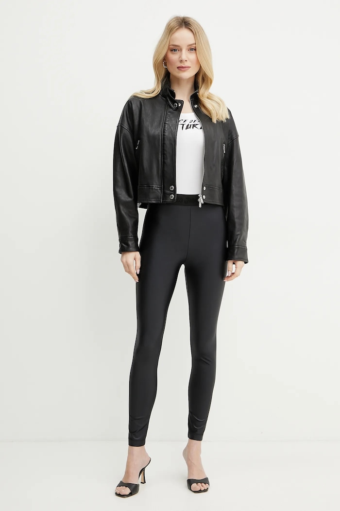 Versace Jeans Couture legginsy 78HAC101.J0062 czarny SS25