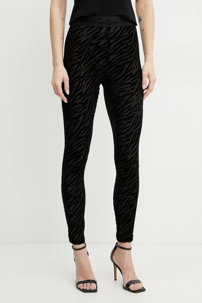 Versace Jeans Couture Legginsy czarny 78HAC101.J0191