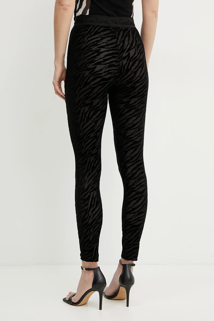 Odzież Versace Jeans Couture Legginsy 78HAC101.J0191 czarny