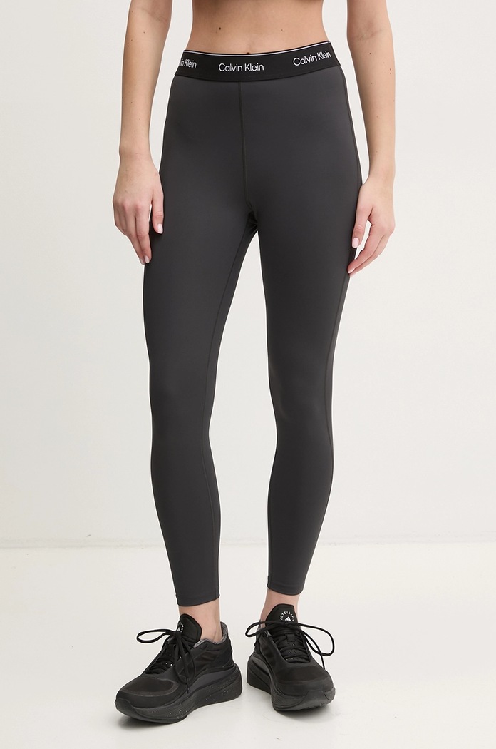 Tajice za trening Calvin Klein Performance pletivo crna LVGWS5L609
