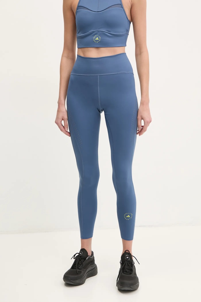 adidas by Stella McCartney Legginsy treningowe TruePurpose Optime niebieski JJ0128