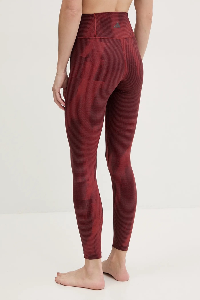 Ruházat adidas Performance jóga leggings All Me JJ3874 burgundia