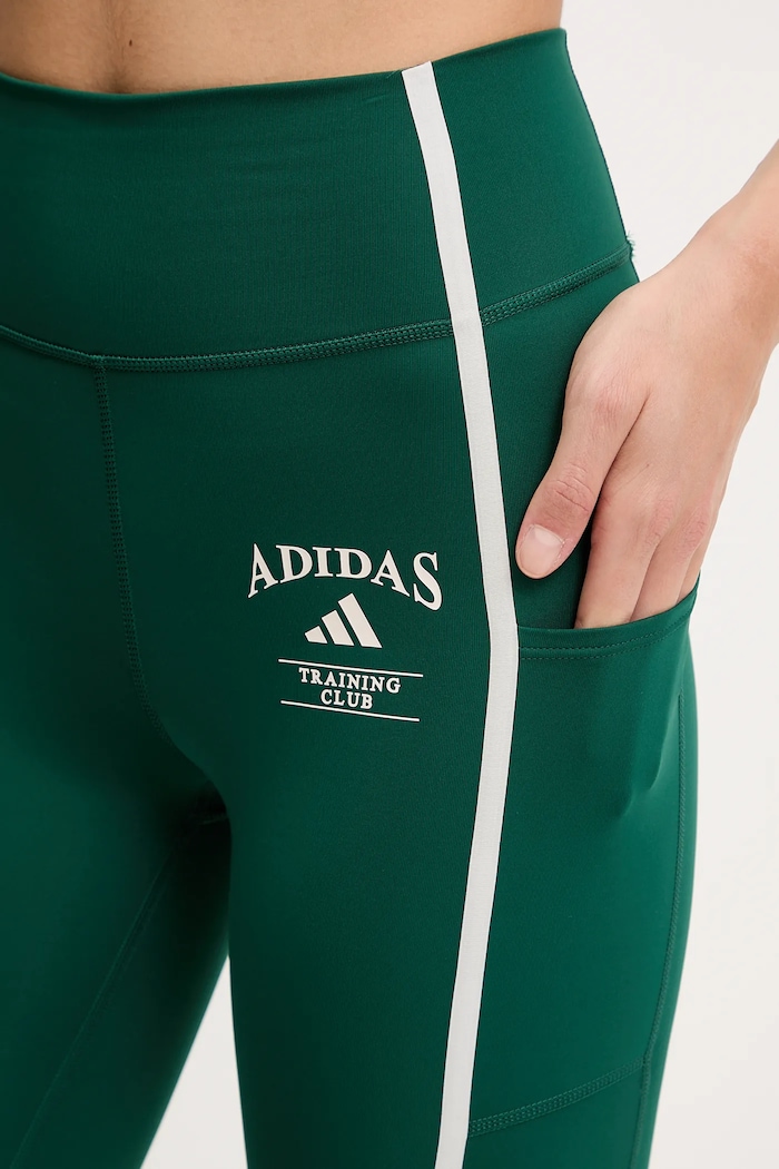 adidas Performance legginsy treningowe Optime zielony JG6152