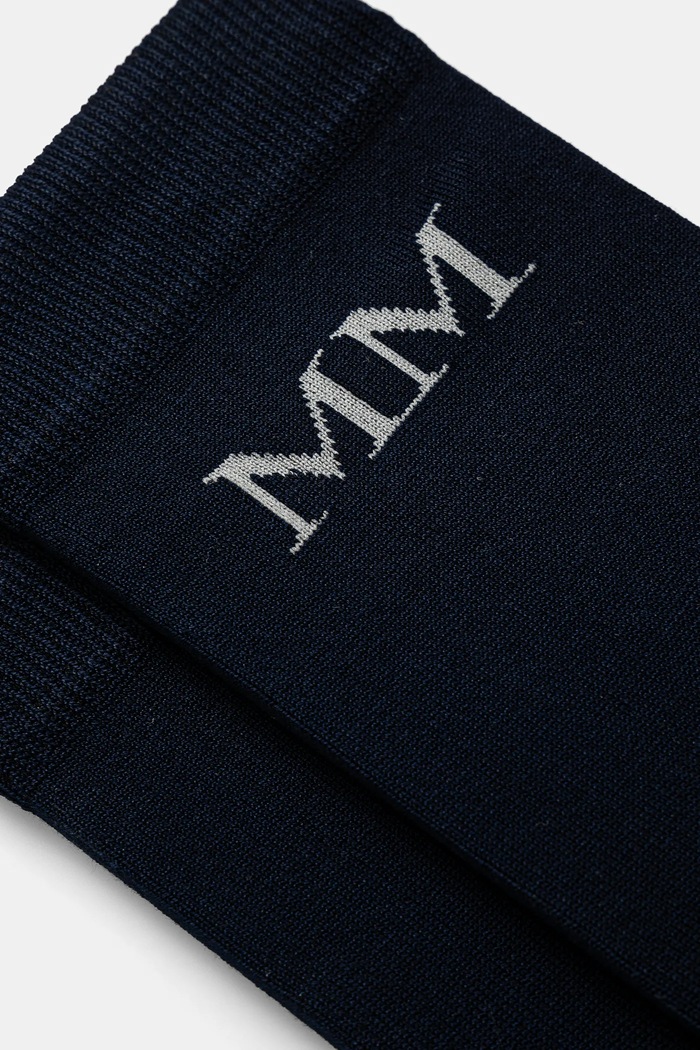 MM by Max Mara skarpetki 2516551017600 granatowy SS25