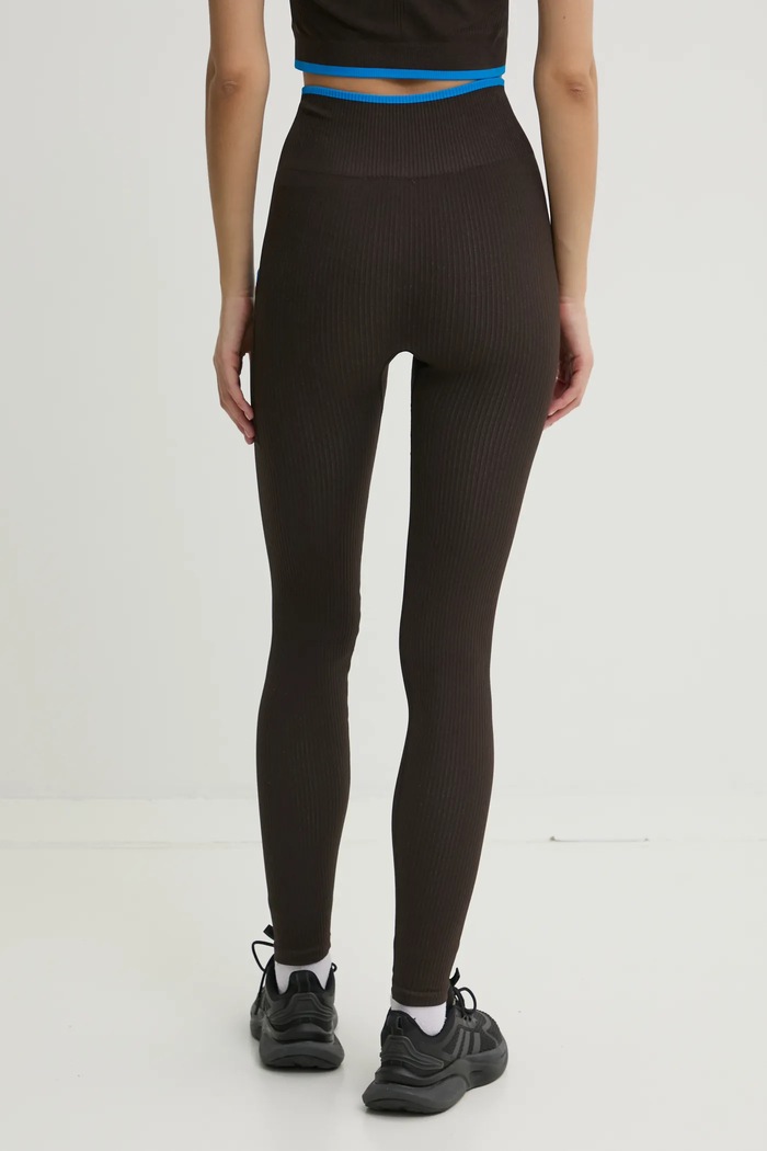 Odzież Hummel legginsy treningowe 227629 brązowy